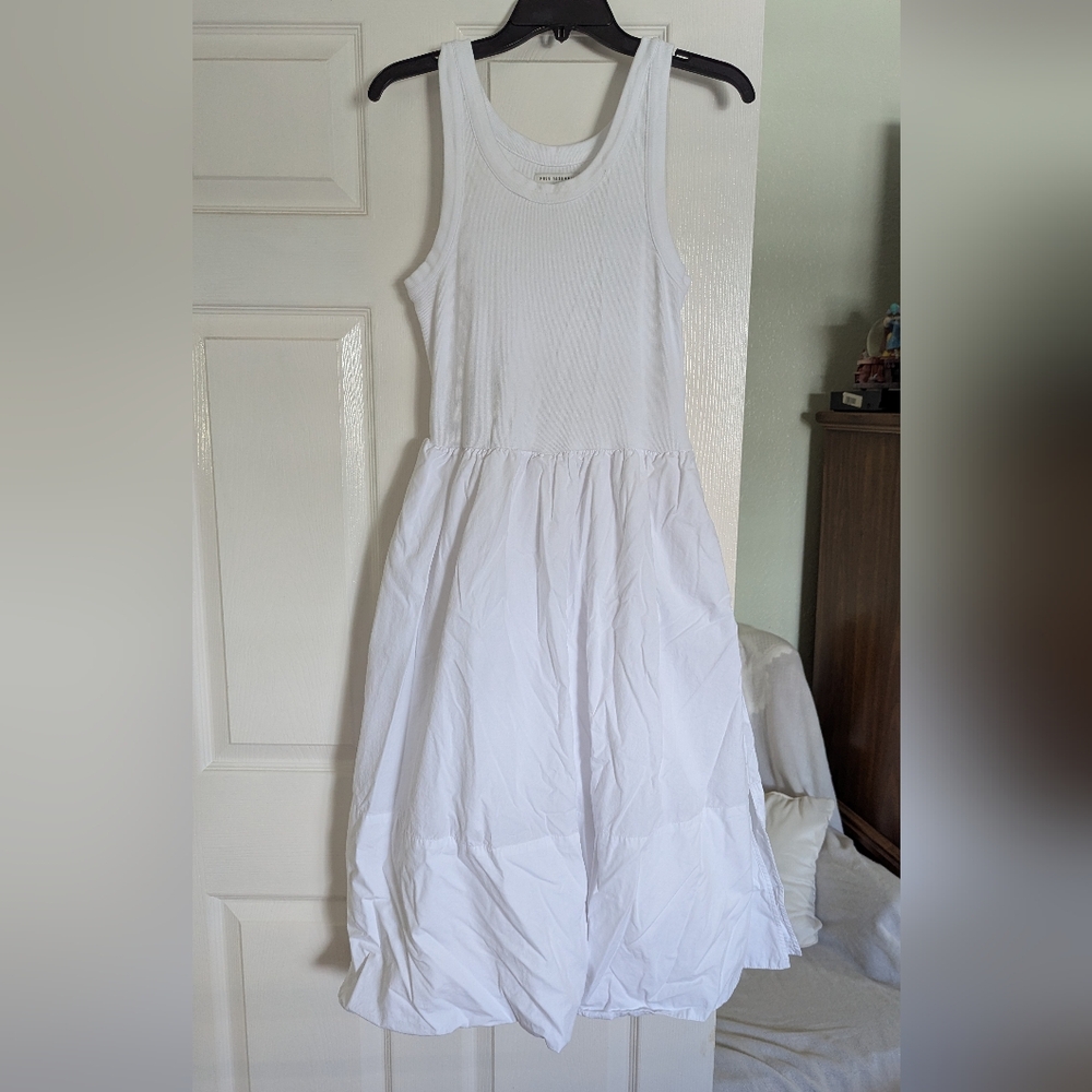 White Midi Dress Free Assembly